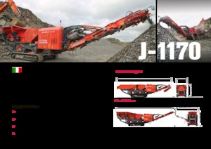 Инсталации (заводи) за рециклиране на чакъл Terex-Finlay J 1170