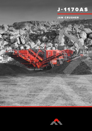 Инсталации (заводи) за рециклиране на чакъл Finlay J-1170AS+