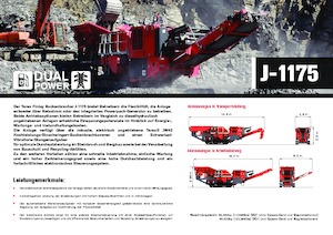 Инсталации (заводи) за рециклиране на чакъл Terex-Finlay J 1175 Hybrid