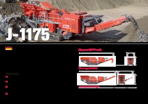 Инсталации (заводи) за рециклиране на чакъл Terex-Finlay J 1175