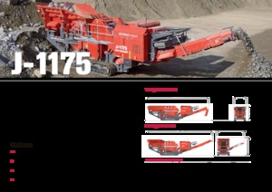 Инсталации (заводи) за рециклиране на чакъл Terex-Finlay J 1175