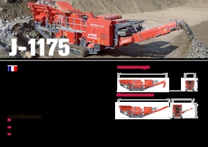 Инсталации (заводи) за рециклиране на чакъл Terex-Finlay J 1175