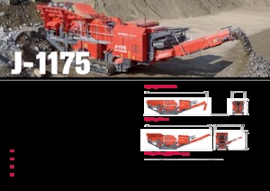 Инсталации (заводи) за рециклиране на чакъл Terex-Finlay J 1175