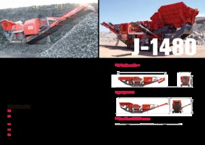 Инсталации (заводи) за рециклиране на чакъл Terex-Finlay J 1480