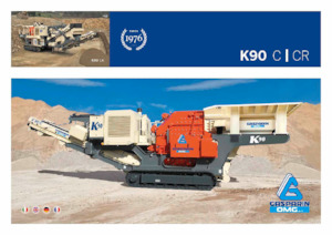 Инсталации (заводи) за рециклиране на чакъл Gasparin K 90C