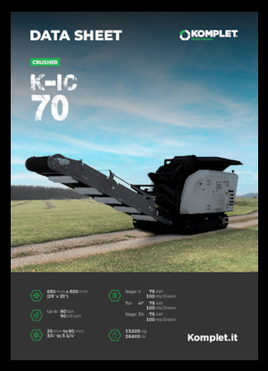 Инсталации (заводи) за рециклиране на чакъл Komplet K-IC 70