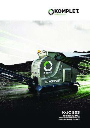 Инсталации (заводи) за рециклиране на чакъл Komplet K-JC 503