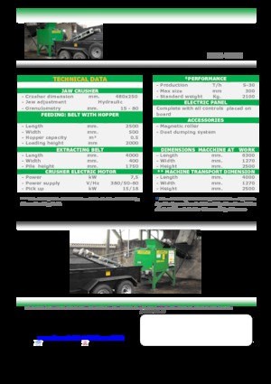 Инсталации (заводи) за рециклиране на чакъл Komplet LEM 4825