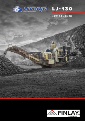 Инсталации (заводи) за рециклиране на чакъл Finlay LJ-130 Hybrid 