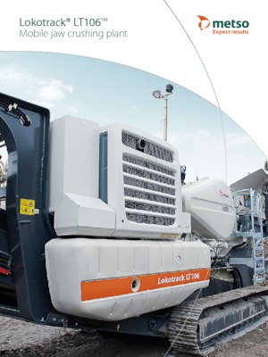 Инсталации (заводи) за рециклиране на чакъл Metso Lokotrack LT 106