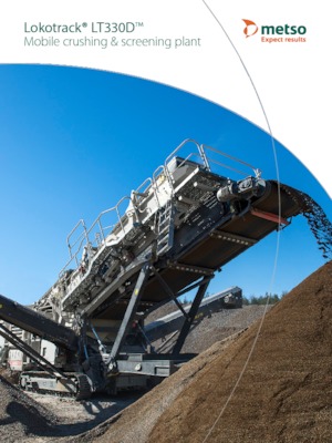 Инсталации (заводи) за рециклиране на чакъл Metso Lokotrack LT 330 D