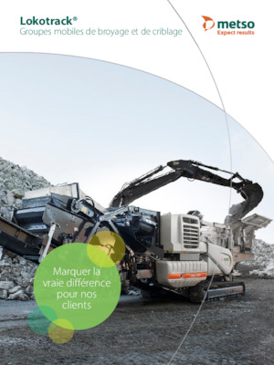 Инсталации (заводи) за рециклиране на чакъл Metso Lokotrack LT1213E