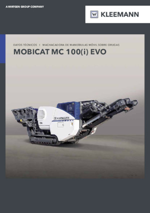 Инсталации (заводи) за рециклиране на чакъл Kleemann MC 100(i) EVO