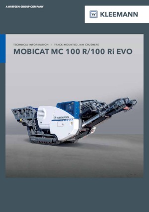 Инсталации (заводи) за рециклиране на чакъл Kleemann MC 100 R EVO