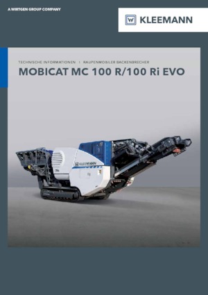 Инсталации (заводи) за рециклиране на чакъл Kleemann MC 100 Ri EVO
