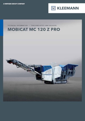 Инсталации (заводи) за рециклиране на чакъл Kleemann MC 120 Z PRO