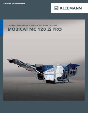 Инсталации (заводи) за рециклиране на чакъл Kleemann MC 120 Zi PRO