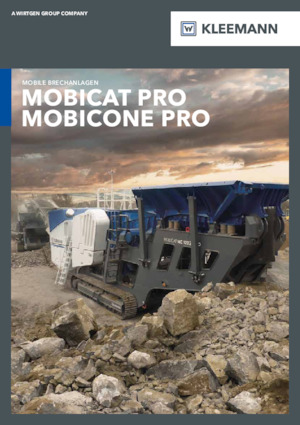 Инсталации (заводи) за рециклиране на чакъл Kleemann MCO 110(i) PRO