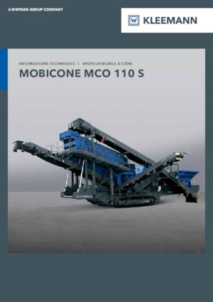 Инсталации (заводи) за рециклиране на чакъл Kleemann MCO 110 S PRO