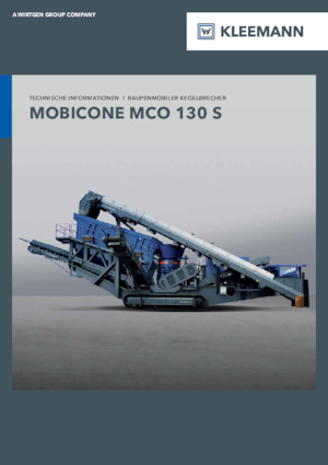 Инсталации (заводи) за рециклиране на чакъл Kleemann MCO 130 S PRO