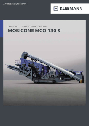 Инсталации (заводи) за рециклиране на чакъл Kleemann MCO 130 S PRO