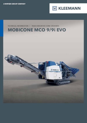 Инсталации (заводи) за рециклиране на чакъл Kleemann MCO 9i EVO