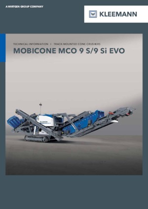 Инсталации (заводи) за рециклиране на чакъл Kleemann MCO 9 Si EVO