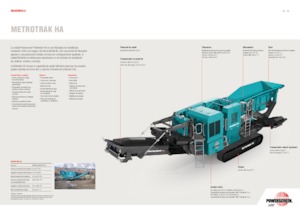 Инсталации (заводи) за рециклиране на чакъл Powerscreen METROTRAK HA