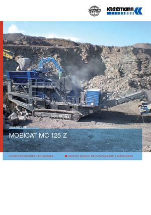 Инсталации (заводи) за рециклиране на чакъл Kleemann MC 125 Z