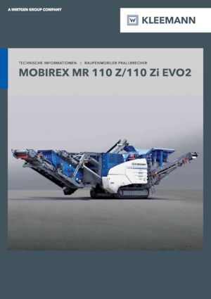 Инсталации (заводи) за рециклиране на чакъл Kleemann MR 110 Zi EVO2