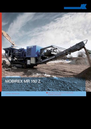 Инсталации (заводи) за рециклиране на чакъл Kleemann MR 150 Z