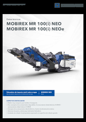 Инсталации (заводи) за рециклиране на чакъл Kleemann MR 100i NEO