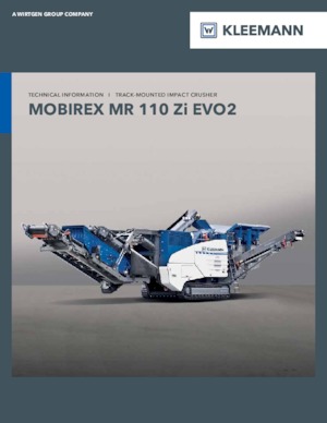 Инсталации (заводи) за рециклиране на чакъл Kleemann MR 110 Zi EVO2