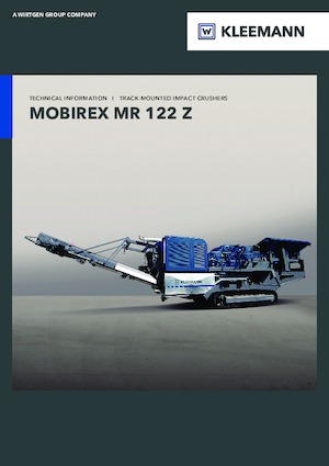 Инсталации (заводи) за рециклиране на чакъл Kleemann MR 122 Zi