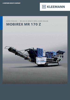 Инсталации (заводи) за рециклиране на чакъл Kleemann MR 170 Z