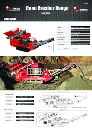 Инсталации (заводи) за рециклиране на чакъл Rubble Master MXC-1000