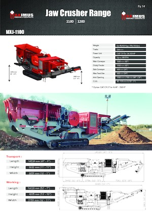 Инсталации (заводи) за рециклиране на чакъл Rubble Master MXJ-1100