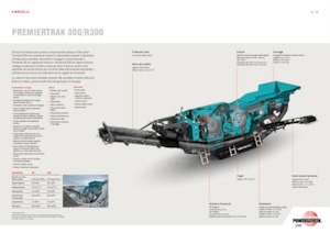 Инсталации (заводи) за рециклиране на чакъл Powerscreen PREMIERTRAK R300
