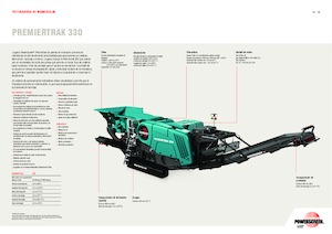 Инсталации (заводи) за рециклиране на чакъл Powerscreen Premiertrak 330