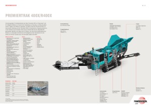 Инсталации (заводи) за рециклиране на чакъл Powerscreen PREMIERTRAK 400X