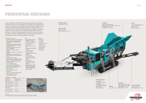 Инсталации (заводи) за рециклиране на чакъл Powerscreen PREMIERTRAK 400X