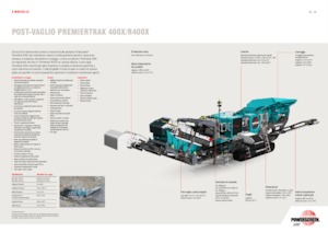 Инсталации (заводи) за рециклиране на чакъл Powerscreen PREMIERTRAK 400X