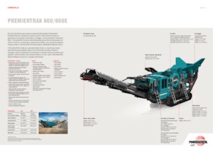 Инсталации (заводи) за рециклиране на чакъл Powerscreen PREMIERTRAK 600E