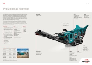 Инсталации (заводи) за рециклиране на чакъл Powerscreen PREMIERTRAK 600E