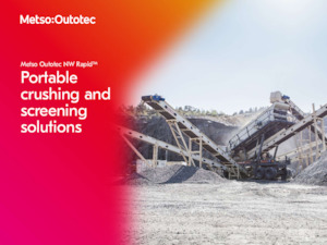 Инсталации (заводи) за рециклиране на чакъл Metso Rapid NW200HPS