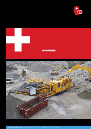 Инсталации (заводи) за рециклиране на чакъл Gipo RC 130 C