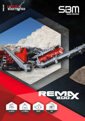 Инсталации (заводи) за рециклиране на чакъл SBM REMAX 200