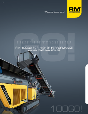 Инсталации (заводи) за рециклиране на чакъл Rubble Master RM 100GO!