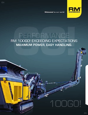 Инсталации (заводи) за рециклиране на чакъл Rubble Master RM 100GO!