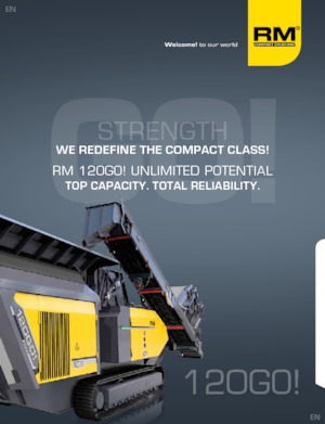 Инсталации (заводи) за рециклиране на чакъл Rubble Master RM 120GO!